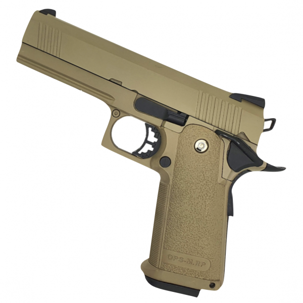 Golden Eagle 4.3 OPS Gas Blowback Pistol Metal – Tan – 3303