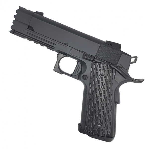 GOLDEN EAGLE STRIKE WARRIOR 1911 GBB PISTOL BLACK