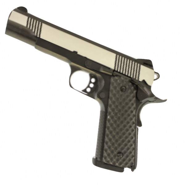 RAVEN MEU 1911 SILVER SLIDE GBB AIRSOFT PISTOL