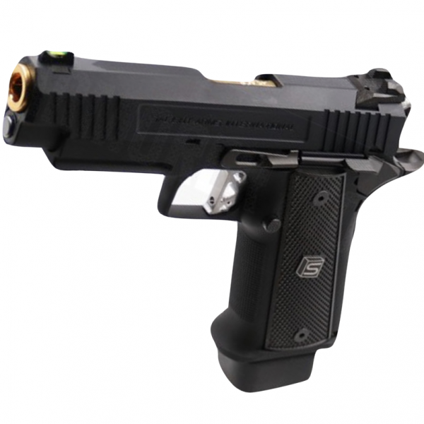 SALIENT ARMS 4.3 Hi-Capa GBB PISTOL BLACK & GOLD