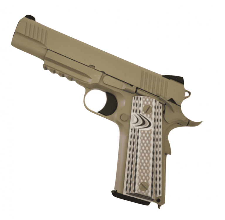 WE 1911 M45A1 GBB Airsoft Pistol Gas Blowback Tan