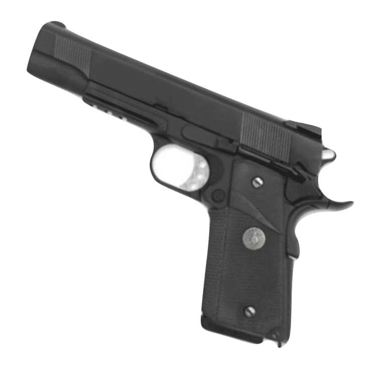 WE 1911 MEU Black Gas Blowback Pistol Full Metal