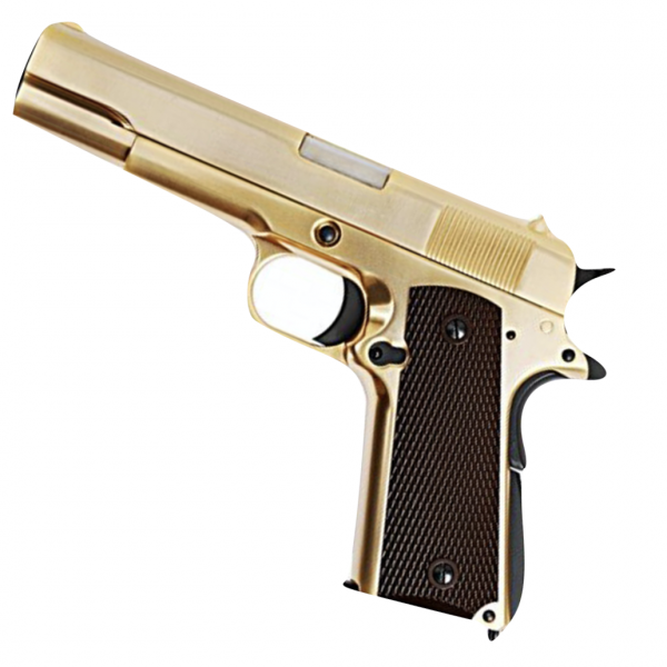 WE 1911A TITANIUM GOLD GBB AIRSOFT PISTOL