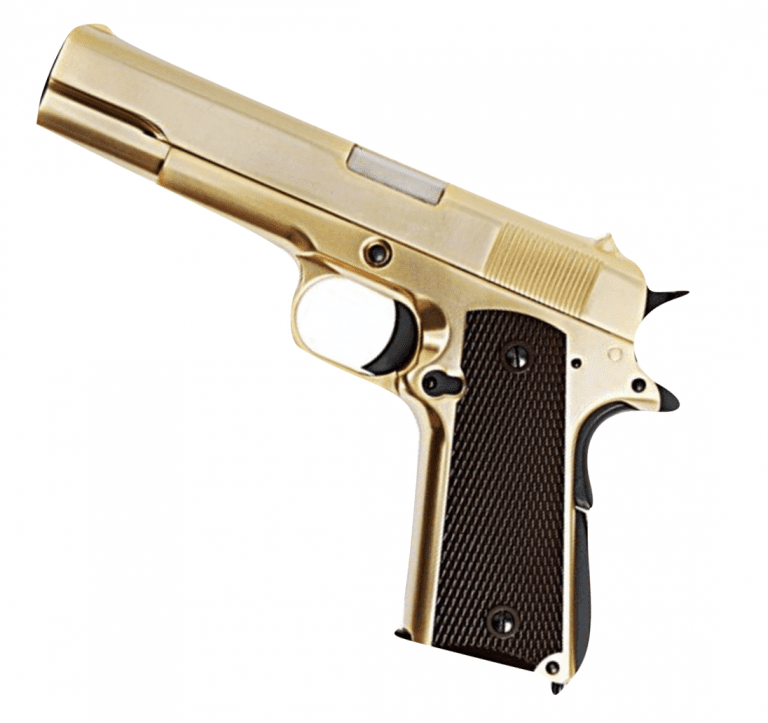 WE 1911A TITANIUM GOLD GBB AIRSOFT PISTOL