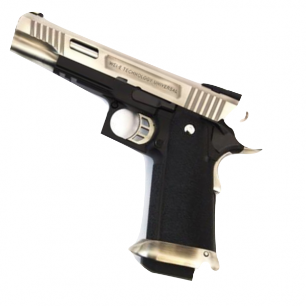 WE Custom Hi-Capa 5.1 Force GBBP Silver