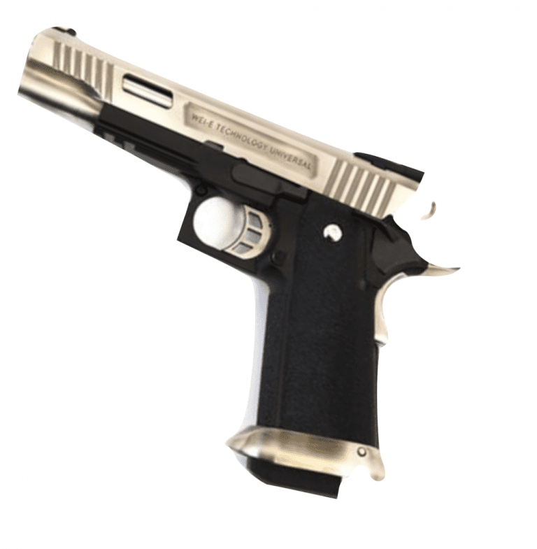 WE Custom Hi-Capa 5.1 Force GBBP Silver