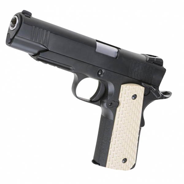 WE E010-B Kimber Full Metal Black 6mm Gas Blow Back Pistol
