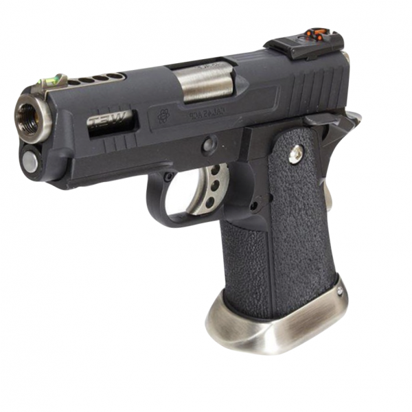 WE HI-CAPA 3.8 Velociraptor GBB Pistol Black Silde