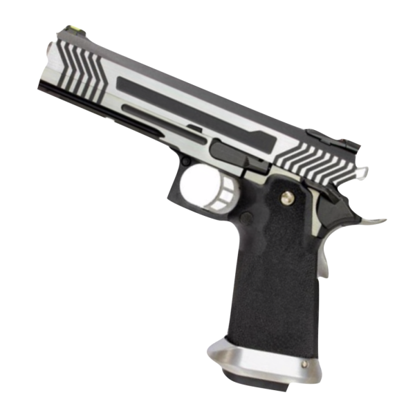 ARMORER WORKS HX1101 SOLID SLIDE GAS BLOWBACK PISTOL SILVER