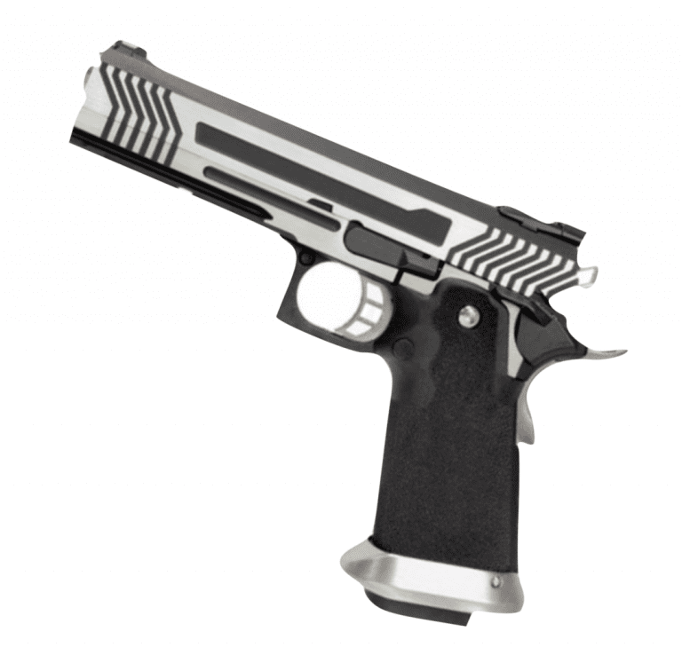 ARMORER WORKS HX1101 SOLID SLIDE GAS BLOWBACK PISTOL SILVER