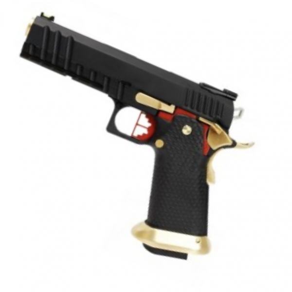 ARMORER WORKS HX2002 SOLID SLIDE GAS BLOWBACK PISTOL BLACK