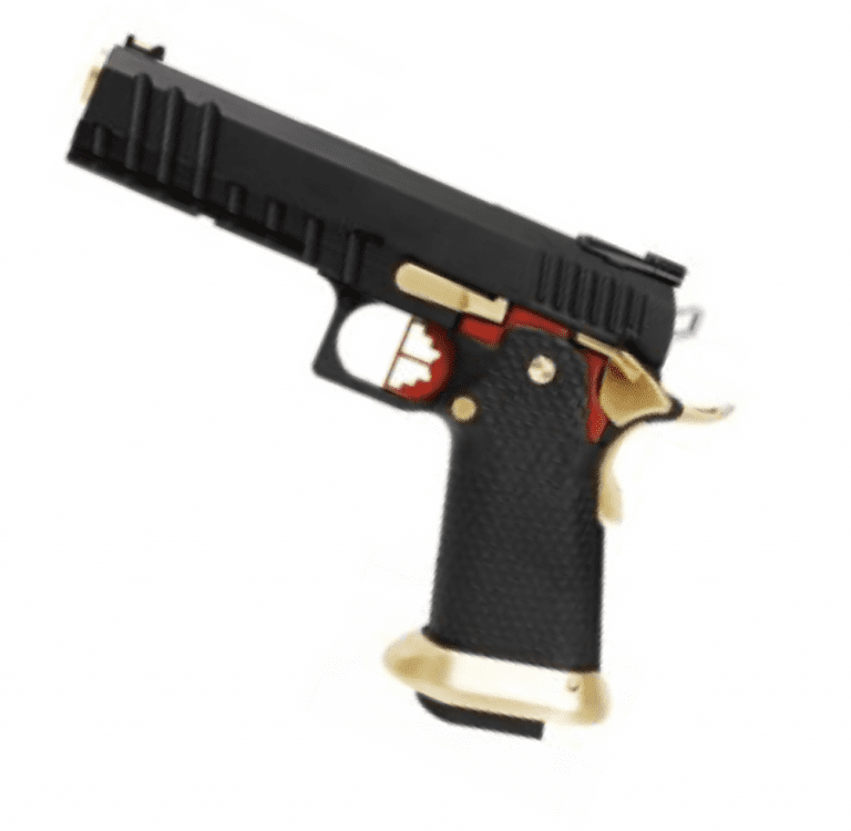 ARMORER WORKS HX2002 SOLID SLIDE GAS BLOWBACK PISTOL BLACK