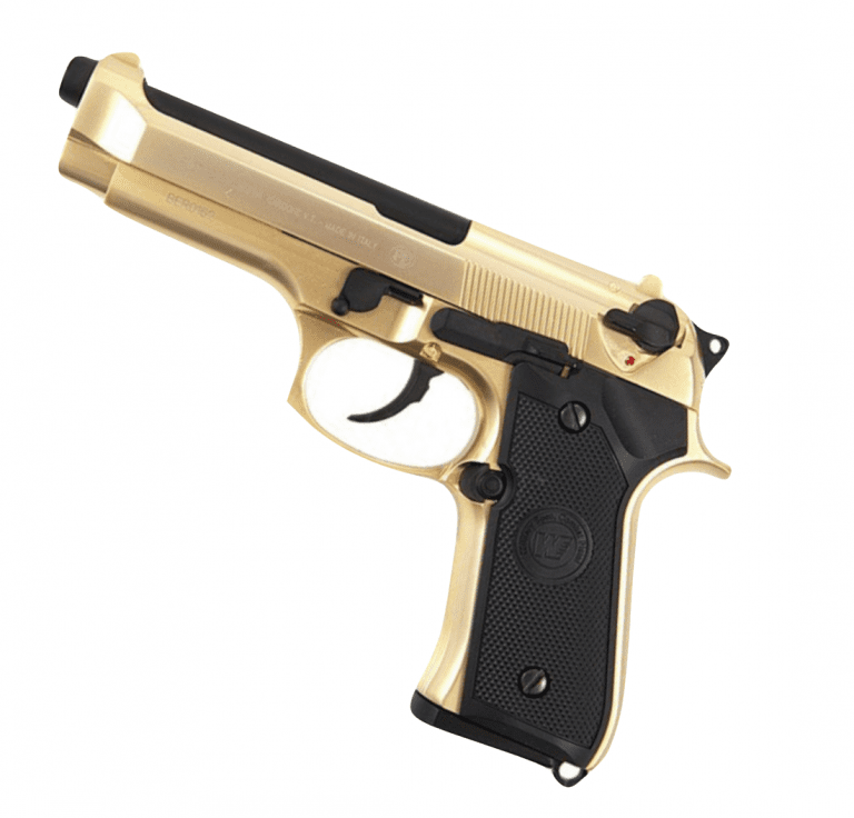 WE M92 GBBP Full Metal – Gold