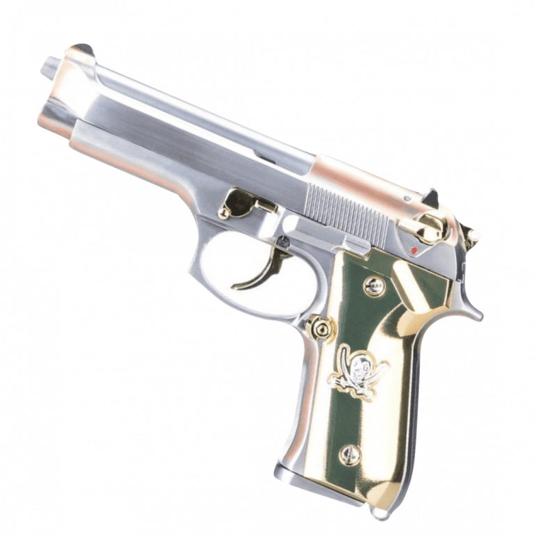 WE M92F Calico Jack Gas Blowback Pistol WE Custom Series – Full Metal