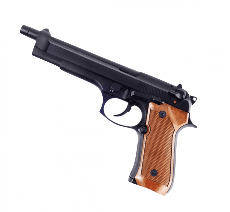 WE M92L Gas Blowback Pistol Full Metal – Black