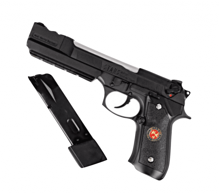 WE Samurai Edge M92 Barry Burton Long Barrel Gas Blow Back Pistol