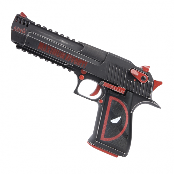 CUSTOM MAGNUM RESEARCH INC. DESERT EAGLE 50AE GBBP (BLACK/RED) Deadpool