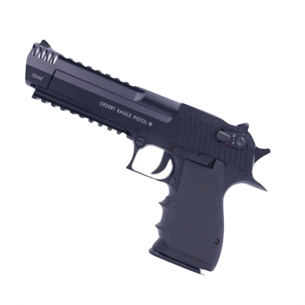 Full Metal Cybergun Desert Eagle L6 Israel Military Industries GBB Black Green Gas