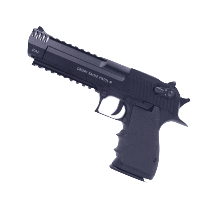 Full Metal Cybergun Desert Eagle L6 Israel Military Industries GBB Black Green Gas