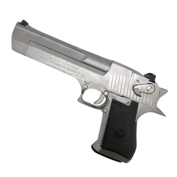 Magnum Research Inc. Desert Eagle 50AE GBBP 90510 – Licensed by Cybergun – Made by WE – Silver