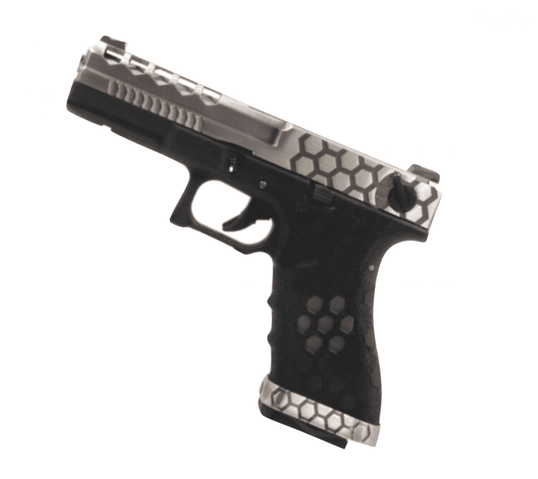 Armorer Works Custom Hex Cut GBB (AW-VX0200 – Silver)