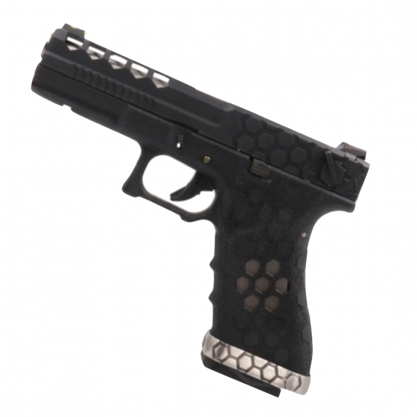 Armorer Works Custom Hex Cut AW-VX0201 GBB Black