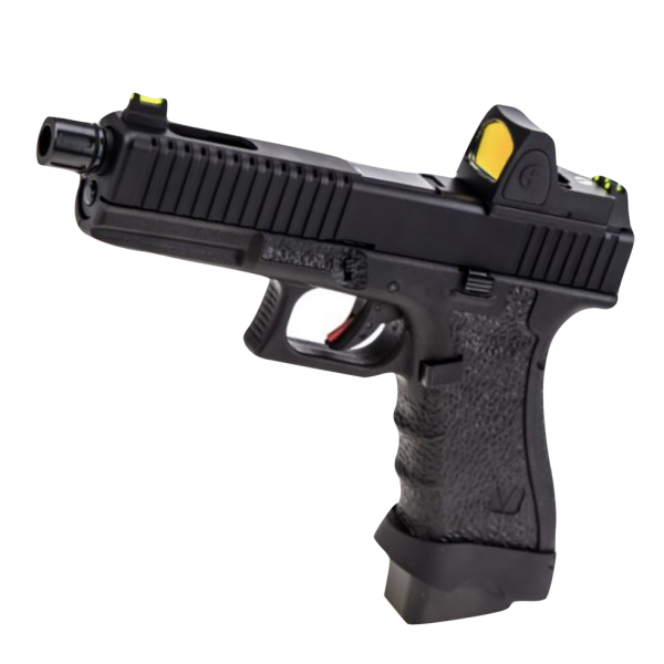 VORSK EU17 BLACK WITH BLACK SLIDE AND RED DOT SCOPE