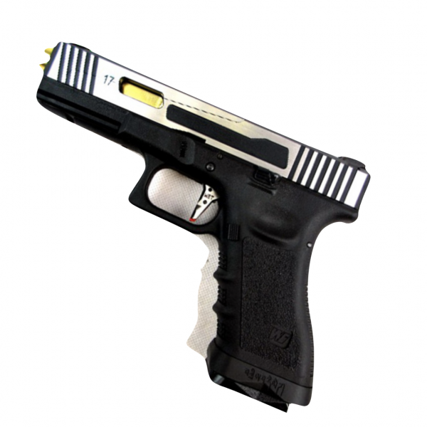 WE CUSTOM HISPEED SPLIT SLIDE 17 AIRSOFT PISTOL GUN