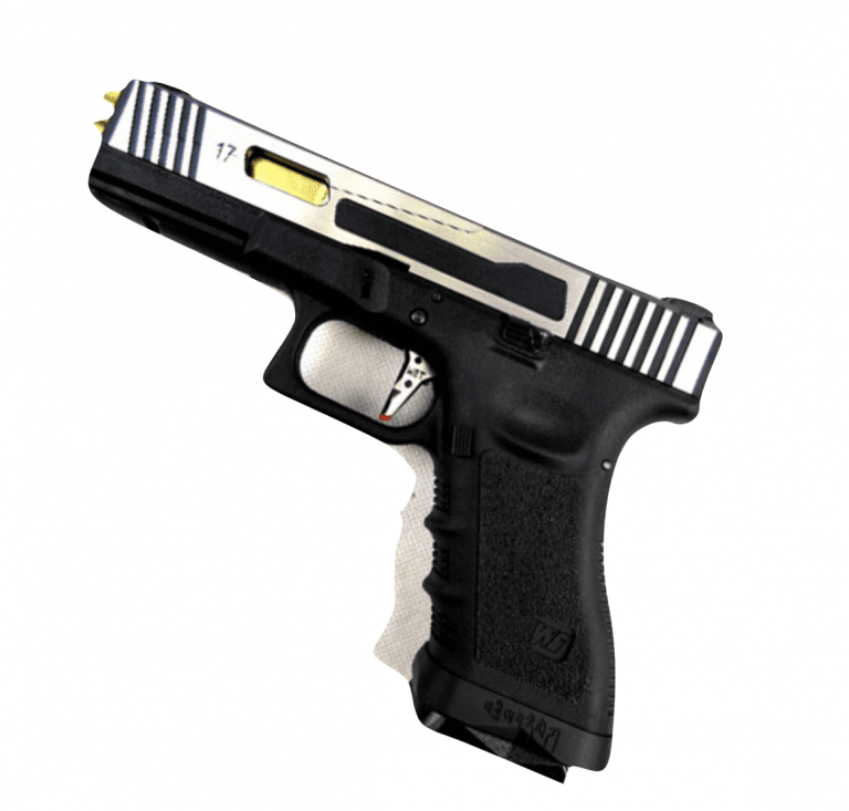WE CUSTOM HISPEED SPLIT SLIDE 17 AIRSOFT PISTOL GUN