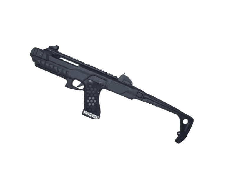 Armorer Works Gas Blowback VX Pistol With Tactical Carbine Conversion Kit (Black – AW-VX0300)