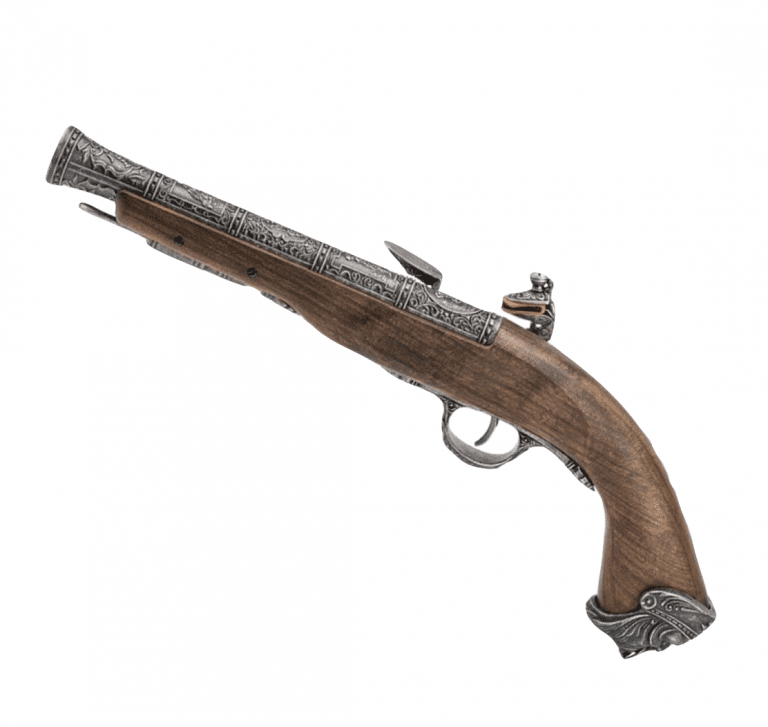 HFC Pirate Flintlock Gas Pistol (18th Century – HG-502BN – Silver)