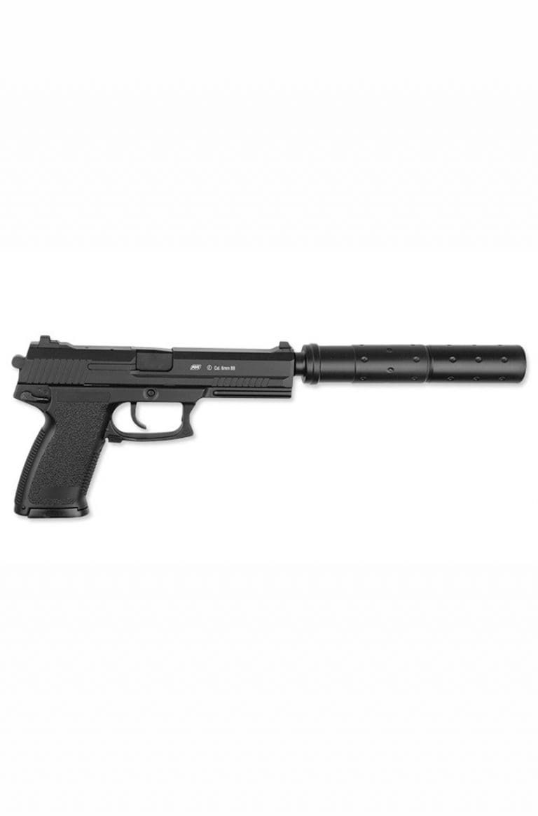 HFC MK23 SOCOM GAS PISTOL WITH SILENCER GREEN GAS