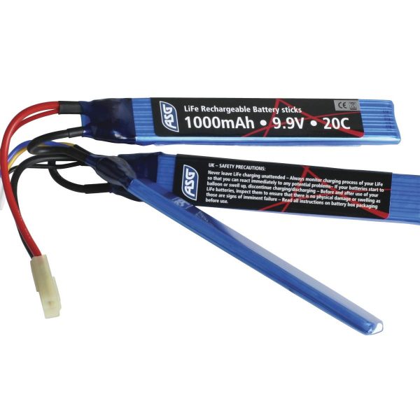 ASG BATTERY 9.9V 1000mAh LIFE STICKS