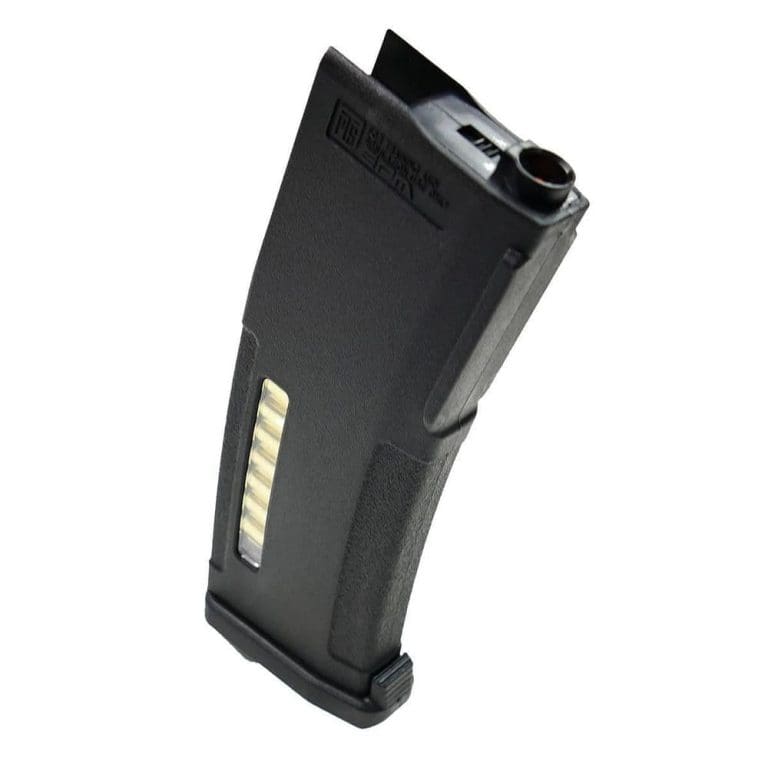 PTS SYNDICATE AIRSOFT EPM MAGAZINE FOR TM RECOIL SHOCK M4/SCAR NGRS - BLACK