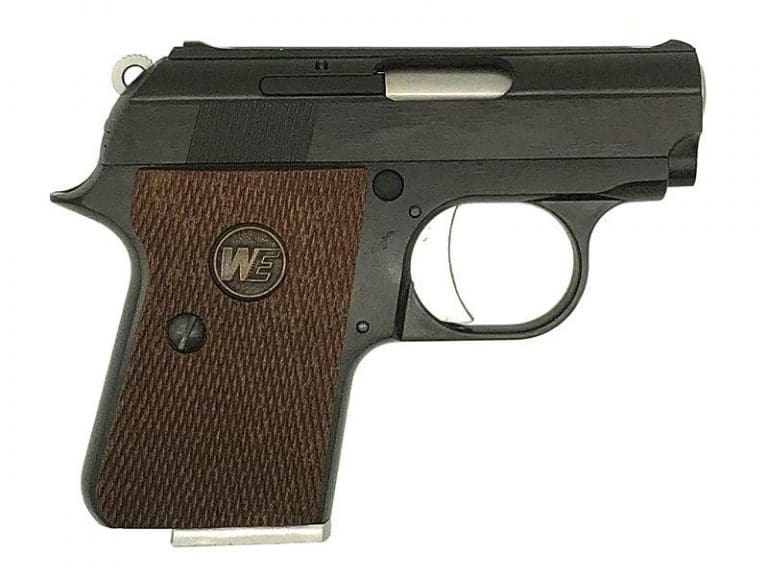 WE CT25 1908 AIRSOFT PISTOL BLACK GBB
