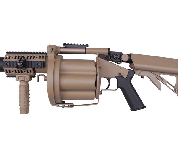 ICS MGL RETRACTABLE STOCK 40MM LAUNCHER TAN