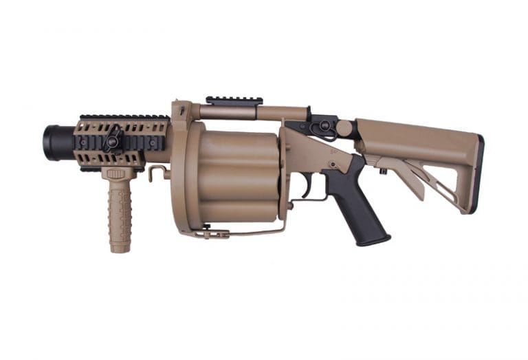 ICS MGL RETRACTABLE STOCK 40MM LAUNCHER TAN
