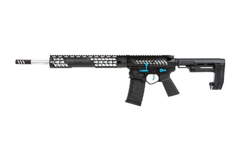 EMG F1 Firearms BDR-15 3G BR2 AR15 AEG Rifle (Black with Blue - BDR-BBL-2)