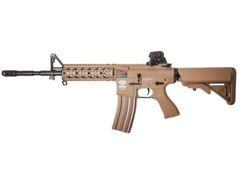 G&G CM16 RAIDER LONG AEG AIRSOFT RIFLE TAN