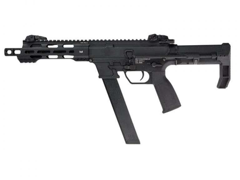 KWA QRF MOD2 AEG 2.5 SMG (BLACK – MOD2) (SEMI AUTO ONLY)