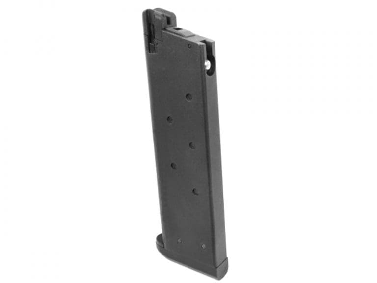 KWA 1911 MK/MKIV SERIES GAS MAGAZINE (21 ROUNDS – METAL – BLACK)
