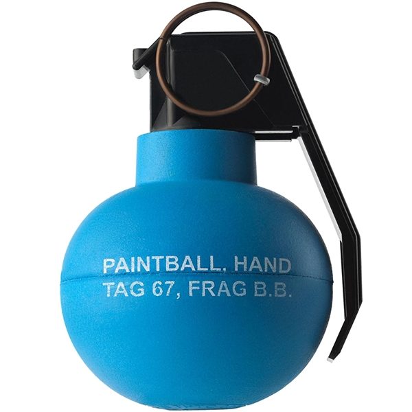 TAG INNOVATIONS BLUE PAINTBALL HAND GRENADE X6