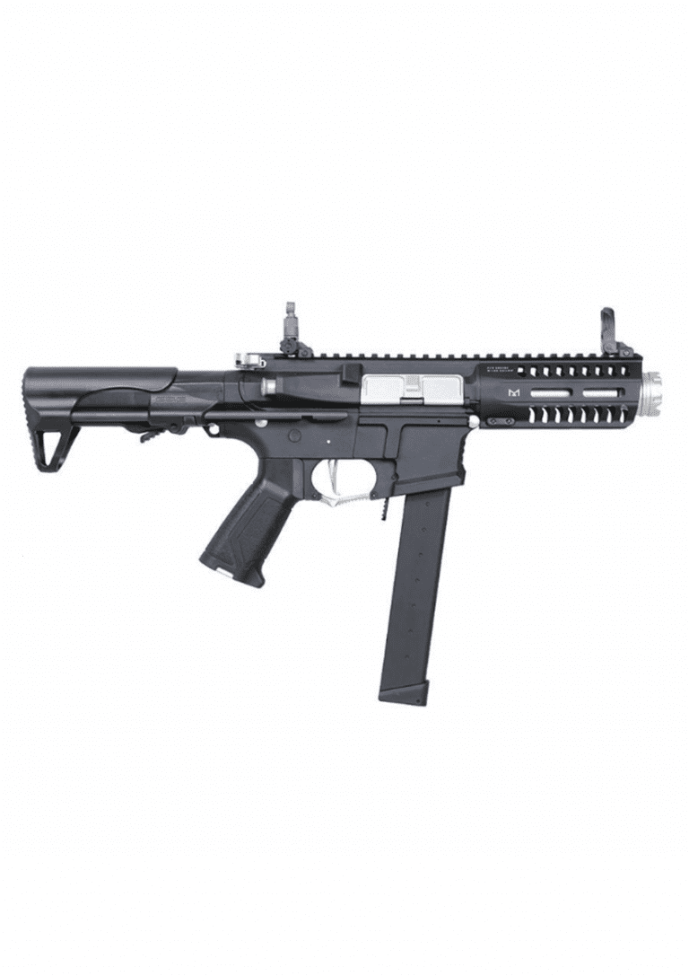 ARP9 Silver Super Ranger AEG with 5″ M-Lok Rail Ice by G&G