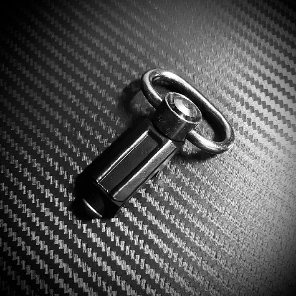 Quick Detach Push Button Rifle Sling mount For 20mm Picatinny Weaver Rail RIS/ RAS Mount