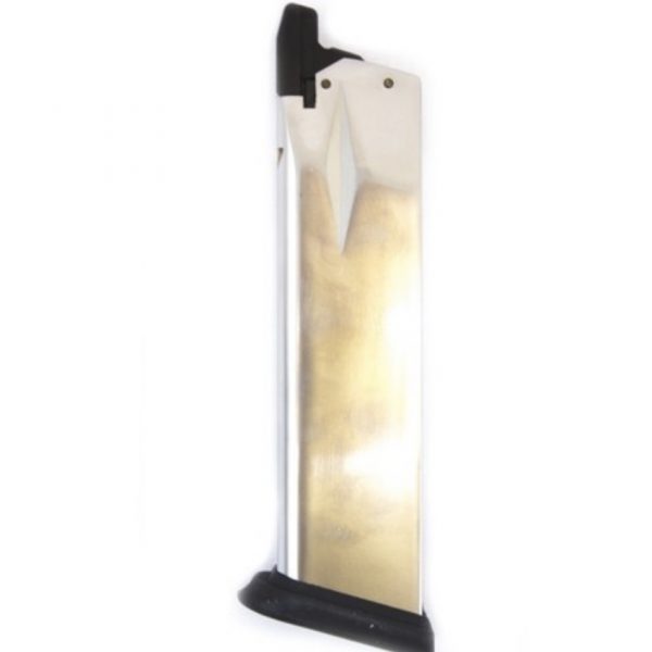 WE XDM 4.5 CHROME MAGAZINE GBB PISTOL