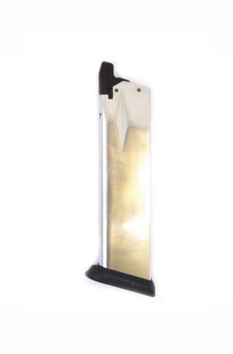 WE XDM 4.5 CHROME MAGAZINE GBB PISTOL