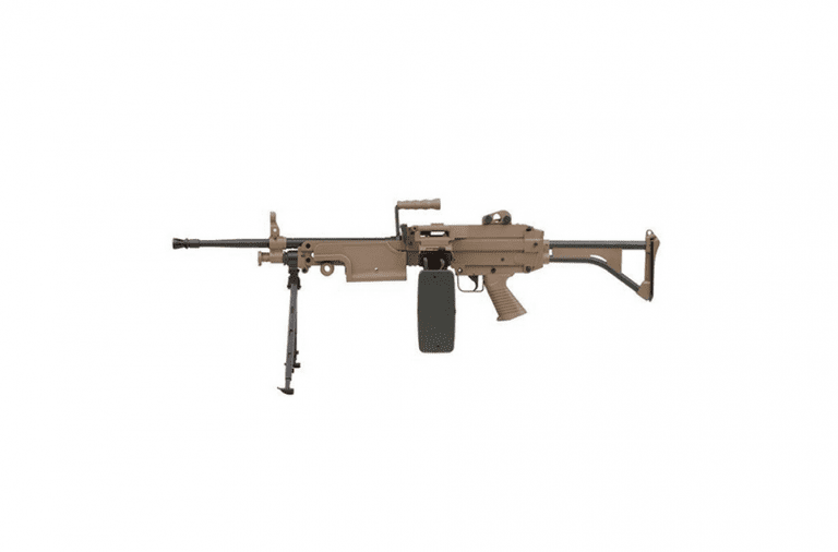FN HERSTAL MINIMI M249 MK1 (SKELETON STOCK – TAN)