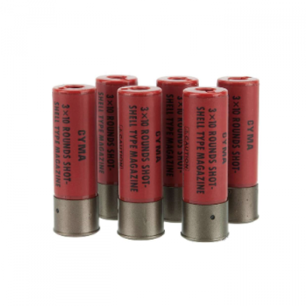 Cyma Pack of 6 Shotgun Shell Magazine