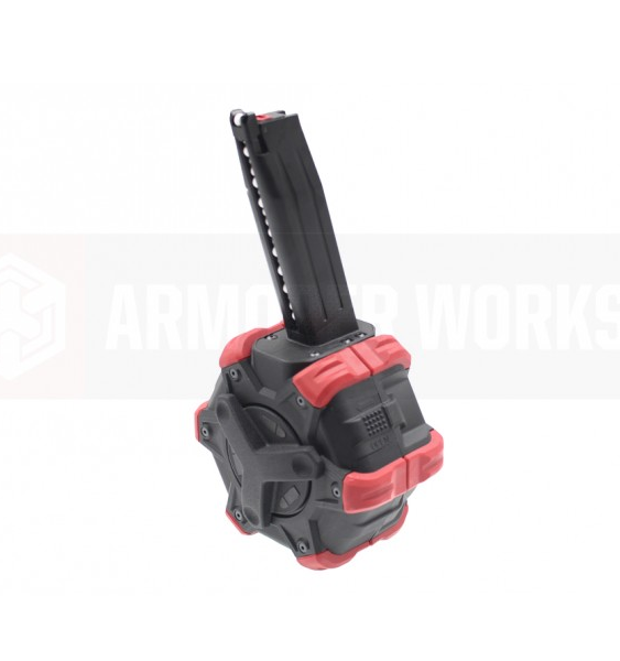 Armorer Works Custom Adaptive Drum Magazine (AW-DRMG02 - HX Series) For Hi-Capa