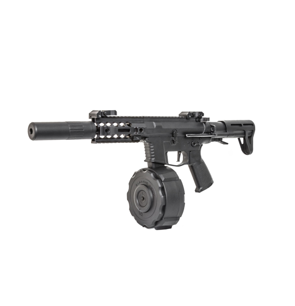 Classic Army PX9 X9 AEG SMG With Drum Magazine